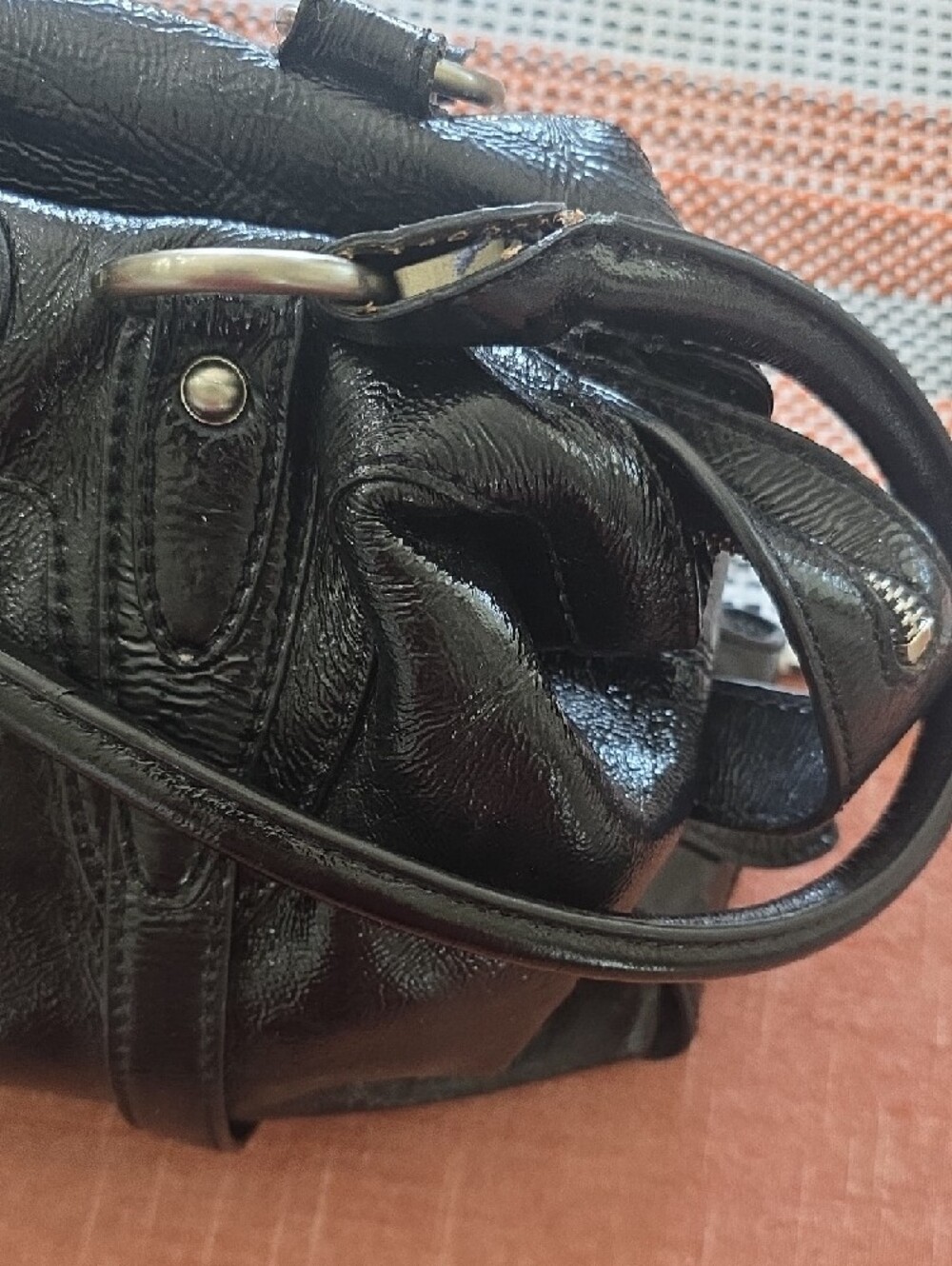Michael Kors Black Leather Shoulder Bag - Picture 6 of 13